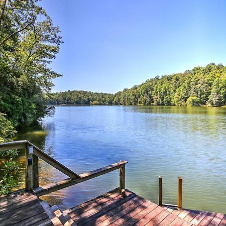 Lakefront Mountain Rest Cottage With Gas Fireplace! Walhalla Exterior photo