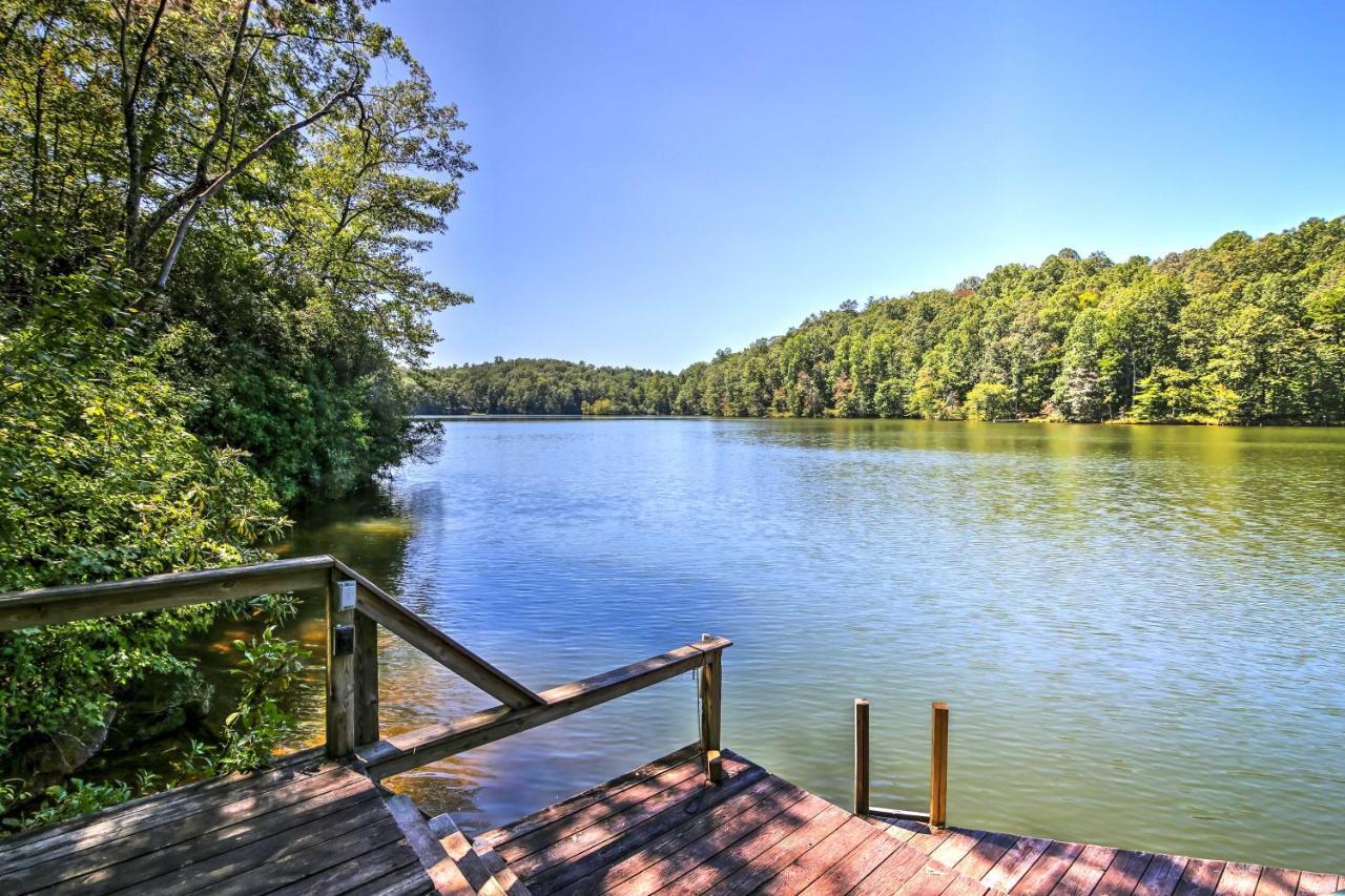 Lakefront Mountain Rest Cottage With Gas Fireplace! Walhalla Exterior photo