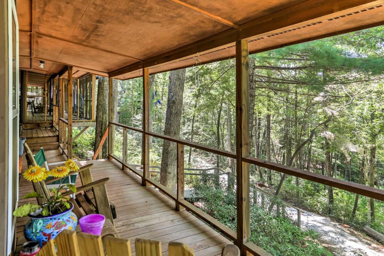Lakefront Mountain Rest Cottage With Gas Fireplace! Walhalla Exterior photo